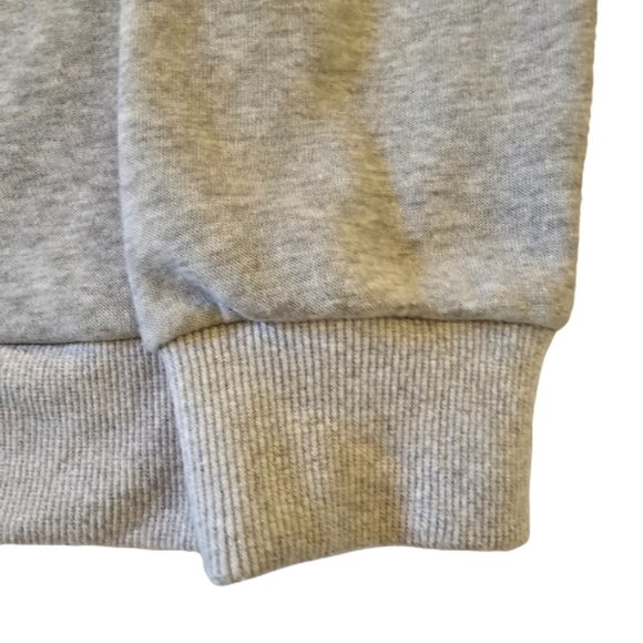 OK Saitama One Punch Man Hoodie Grey Long Sleeve Pocket Hood M - Picture 6 of 6